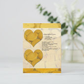 オレンジショートブレッドレシピはがき ポストカード (スタンド正面)