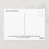 オレンジシリーズ#1 ポストカード (裏面)