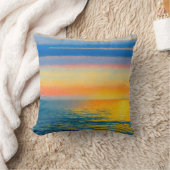 オレンジシーサンセット クッション (ブランケット)