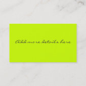 オレンジシーシェルの名刺 名刺 (裏面)