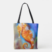 オレンジシーホース喜び トートバッグ (裏面)