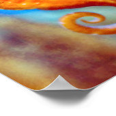 オレンジシーホース喜び ポスター (角)