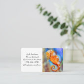 オレンジシーホース喜び 名刺 (スタンド正面)