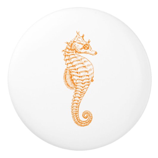 オレンジシーホース セラミックノブ (正面)