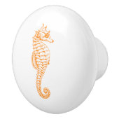 オレンジシーホース セラミックノブ (右)