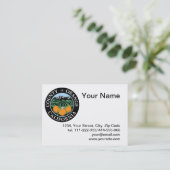 オレンジシールの郡 名刺 (スタンド正面)