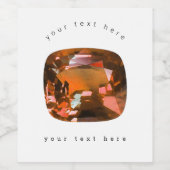 オレンジジェム ワインラベル (シングルラベル)