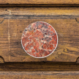 オレンジジャスパーストーンパターン セラミックノブ