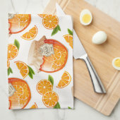 オレンジジャム キッチンタオル (四つ折り)