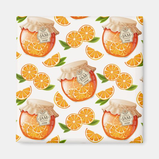 オレンジジャム マグネット (正面)