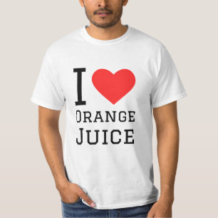 オレンジジュースが大好き Tシャツ