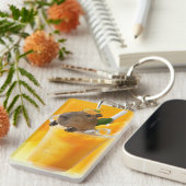 オレンジジュースのカピバラ キーホルダー (正面右)