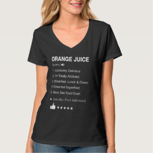 オレンジジュースの定義の意味 Tシャツ
