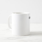 オレンジジュースの常習者 コーヒーマグカップ (正面左)