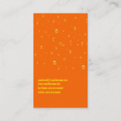 オレンジジュースの水分が多い低下のFriutsの名刺 名刺 (裏面)