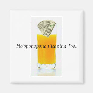オレンジジュースのHo'oponoponoのクリーニング用具 マグネット