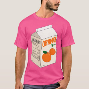 オレンジジュースカートン Tシャツ