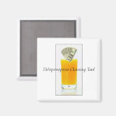 オレンジジュースホオポノポン洗浄具 マグネット (正面/裏面)