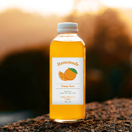 オレンジジュースボトルラベルシール ワインラベル