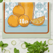 オレンジジュースマラケシモロッコ キッチンタオル (折り畳み)