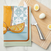 オレンジジュースマラケシモロッコ キッチンタオル (四つ折り)