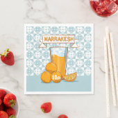 オレンジジュースマラケシモロッコ スタンダードランチョンナプキン (インサイチュ)