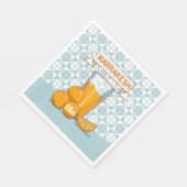 オレンジジュースマラケシモロッコ スタンダードランチョンナプキン (角)