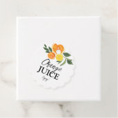 オレンジジュースラベル シトラス ブライダルシャワー ミモザバー フェイバータグ (インサイチュ)