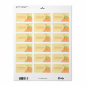 オレンジジュース箱 ラベル (フルシート)