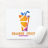 オレンジジュース2 マウスパッド (マウス)