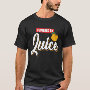 オレンジジュース-おもしろいなおはようのギフトによって動力を与えられる Tシャツ