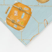 オレンジジュース フリースブランケット (角)