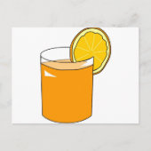 オレンジジュース ポストカード (正面)