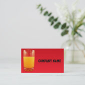 オレンジジュース 名刺 (スタンド正面)