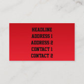 オレンジジュース 名刺 (裏面)