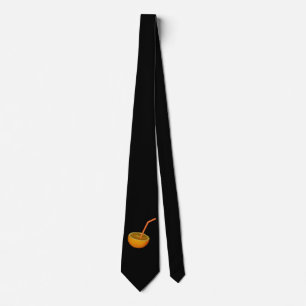 オレンジジュース(黒) ネクタイ