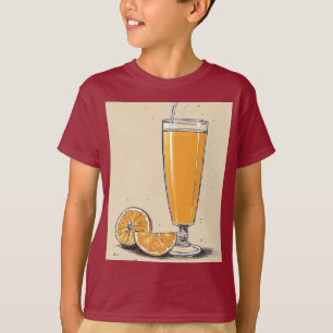 オレンジジュース Tシャツ