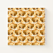 オレンジジンジャーキャットパターン ノートブック (裏面)