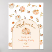 オレンジスウィートリトルカボチャの誕生日へようこそ ポスター (正面)