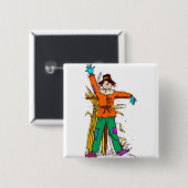 オレンジスカイクロウ 缶バッジ (正面&裏面)