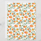 オレンジスクラップブック紙 (裏面)