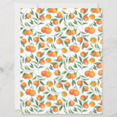 オレンジスクラップブック紙 (正面)