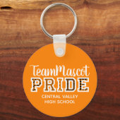 オレンジスクールプライドマスコットネームキーチェーン キーホルダー (正面)