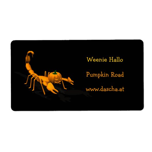 オレンジスコーピオン ラベル (正面)