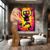 オレンジスタイリッシュ色バイカラー：パーソナライズされたロゴと文字