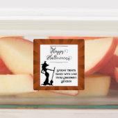 オレンジスターバストウィッチハロウィーン ラベル (貼付)