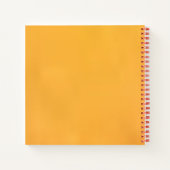 オレンジスターバスト ノートブック (裏面)