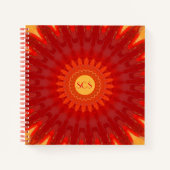 オレンジスターバスト ノートブック (正面)