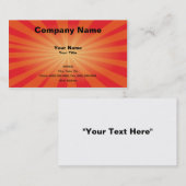 オレンジスターバスト 名刺 (正面/裏面)