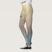 オレンジスターフィッシュサンド&サーフコースタルシック レギンス (左)